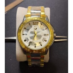 Orlando Wrist Watch Mens OS Silver‎ Gold Two Tone Metal Link Band Dress